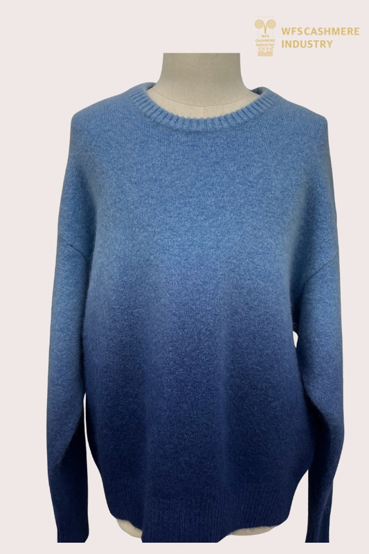 Premium Men's Tie-Dye Crew Neck Jumper | Custom Dye Knitwear OEM