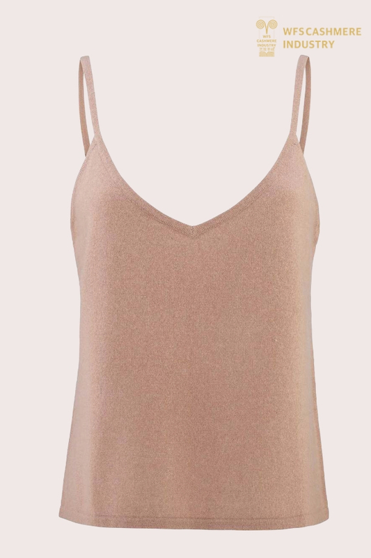 Premium Silk-Cashmere Knit Camisole | Ultra-Fine Gauge OEM