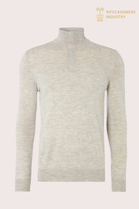Premium Men's 16GG Ultrafine Merino High-Neck Pullover