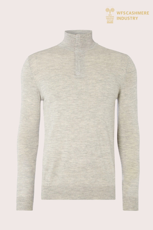 Premium Men's 16GG Ultrafine Merino High-Neck Pullover