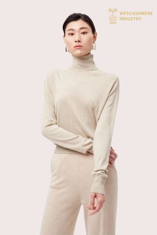 12GG Pure Cashmere Turtleneck Pullover | Luxury Base Layer OEM