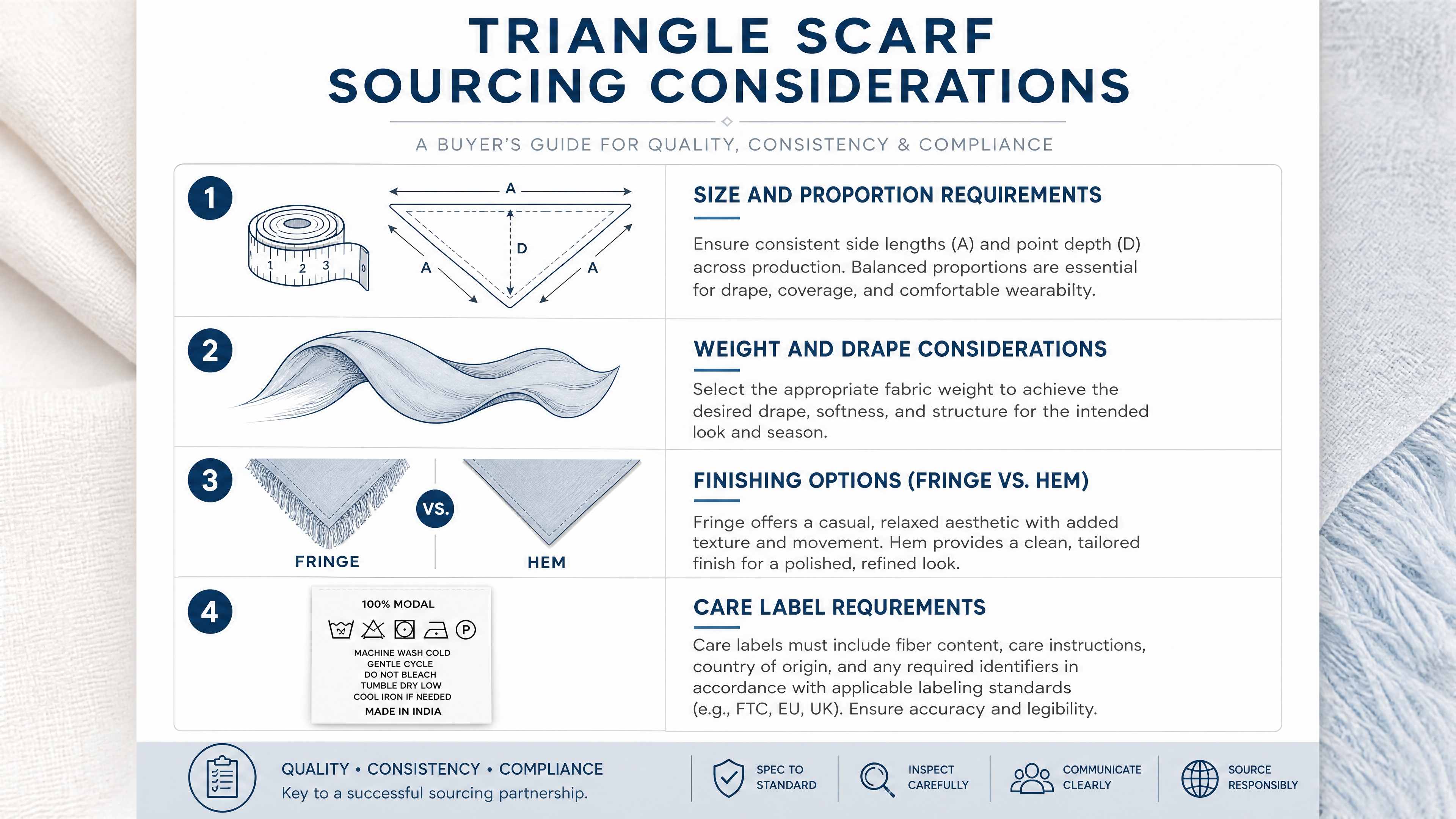 100% Cashmere Scarf Sourcing Guide for Premium Brands