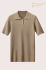 Premium Lightweight Cashmere Blend Knit Polo | Smart-Casual OEM